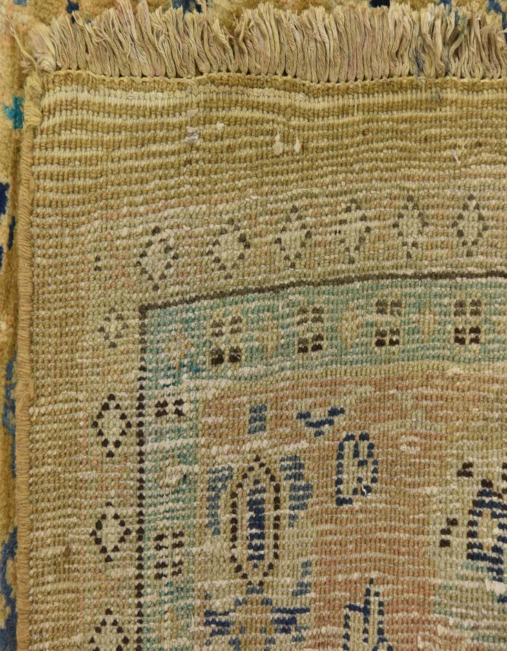 Detail image of 9' 8 x 12' 9 Hand Knotted Farahan Persian Wool Rug