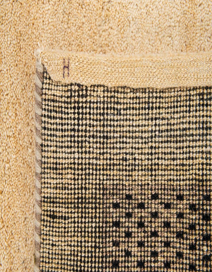 Detail image of  4' x 6'  Hand Knotted Gabbeh Wool Rug