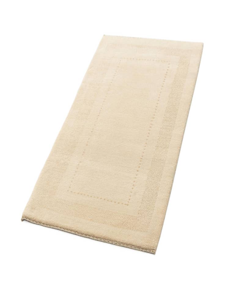 Detail image of  2' 4 x 4' 4  Hand Knotted Gabbeh Oriental Wool Rug