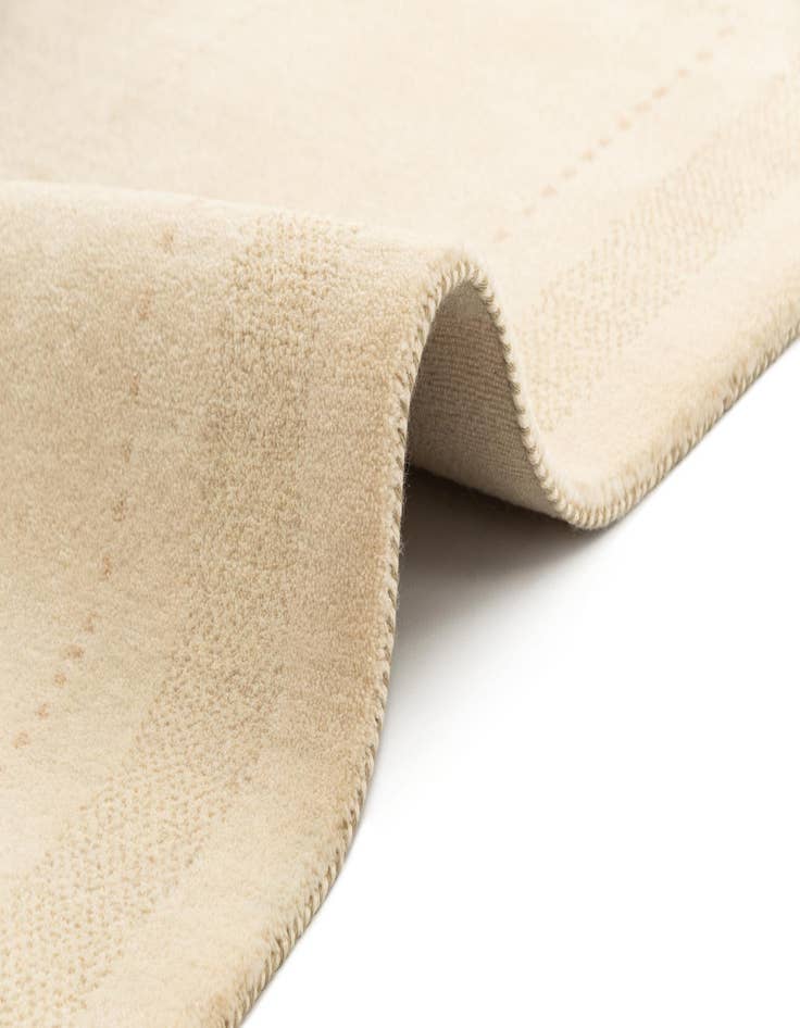 Detail image of  2' 4 x 4' 4  Hand Knotted Gabbeh Oriental Wool Rug