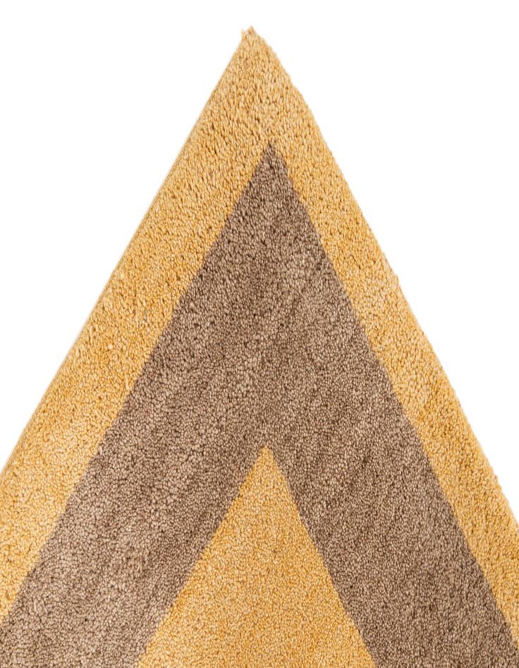 Detail image of  5' 5 x 8'  Hand Knotted Gabbeh Wool Rug