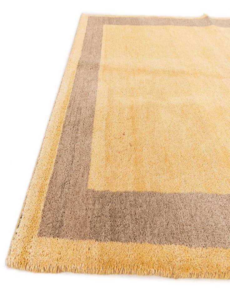Detail image of  5' 5 x 8'  Hand Knotted Gabbeh Wool Rug