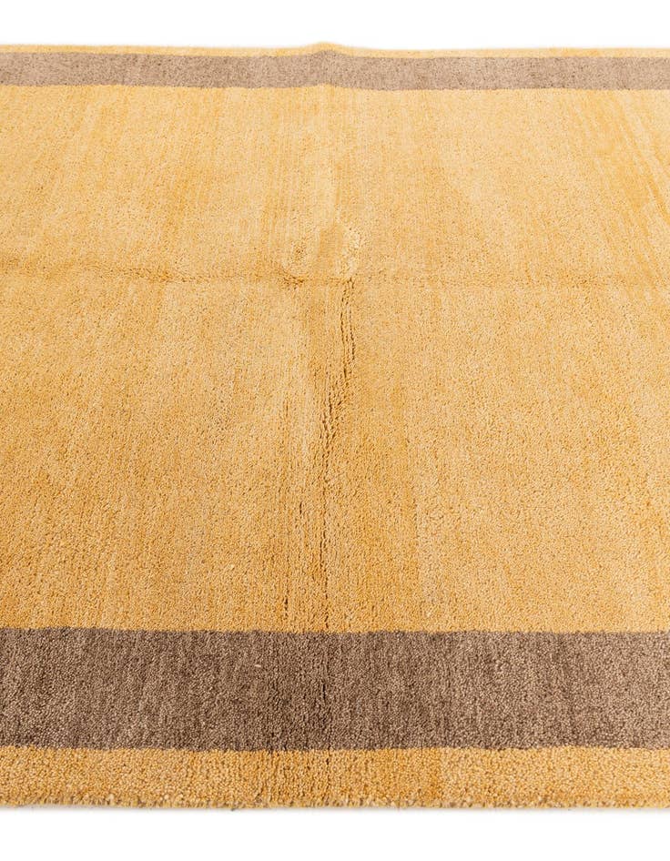 Detail image of  5' 5 x 8'  Hand Knotted Gabbeh Wool Rug