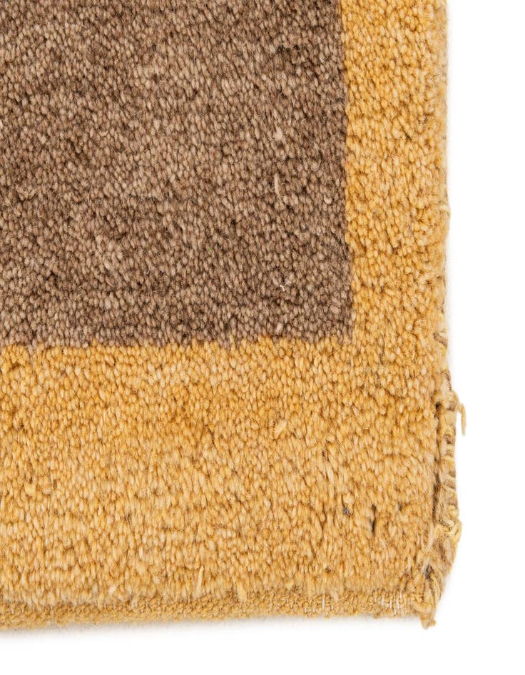 Detail image of  5' 5 x 8'  Hand Knotted Gabbeh Wool Rug