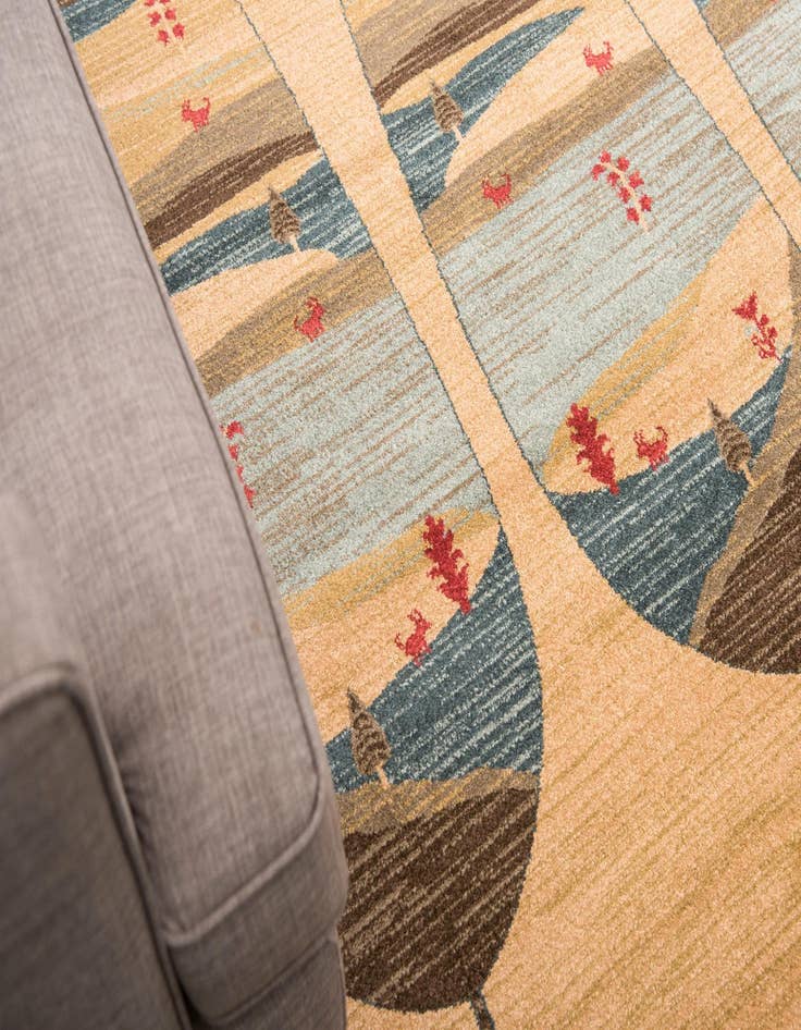 Detail image of  6' x 9' Kashkuli Gabbeh Rug