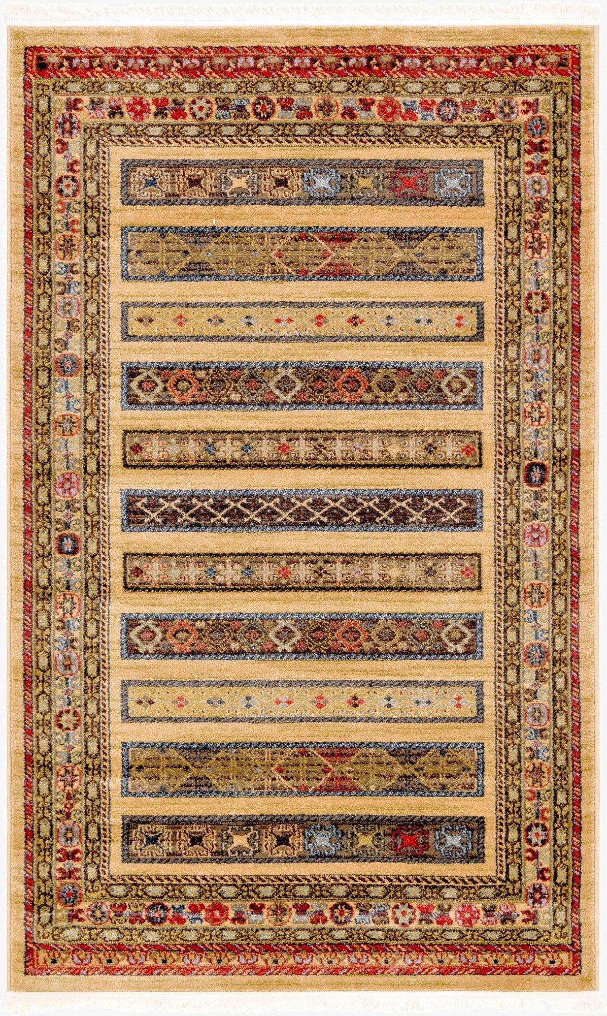  3' x 5' 3 Kashkuli Gabbeh Rug
