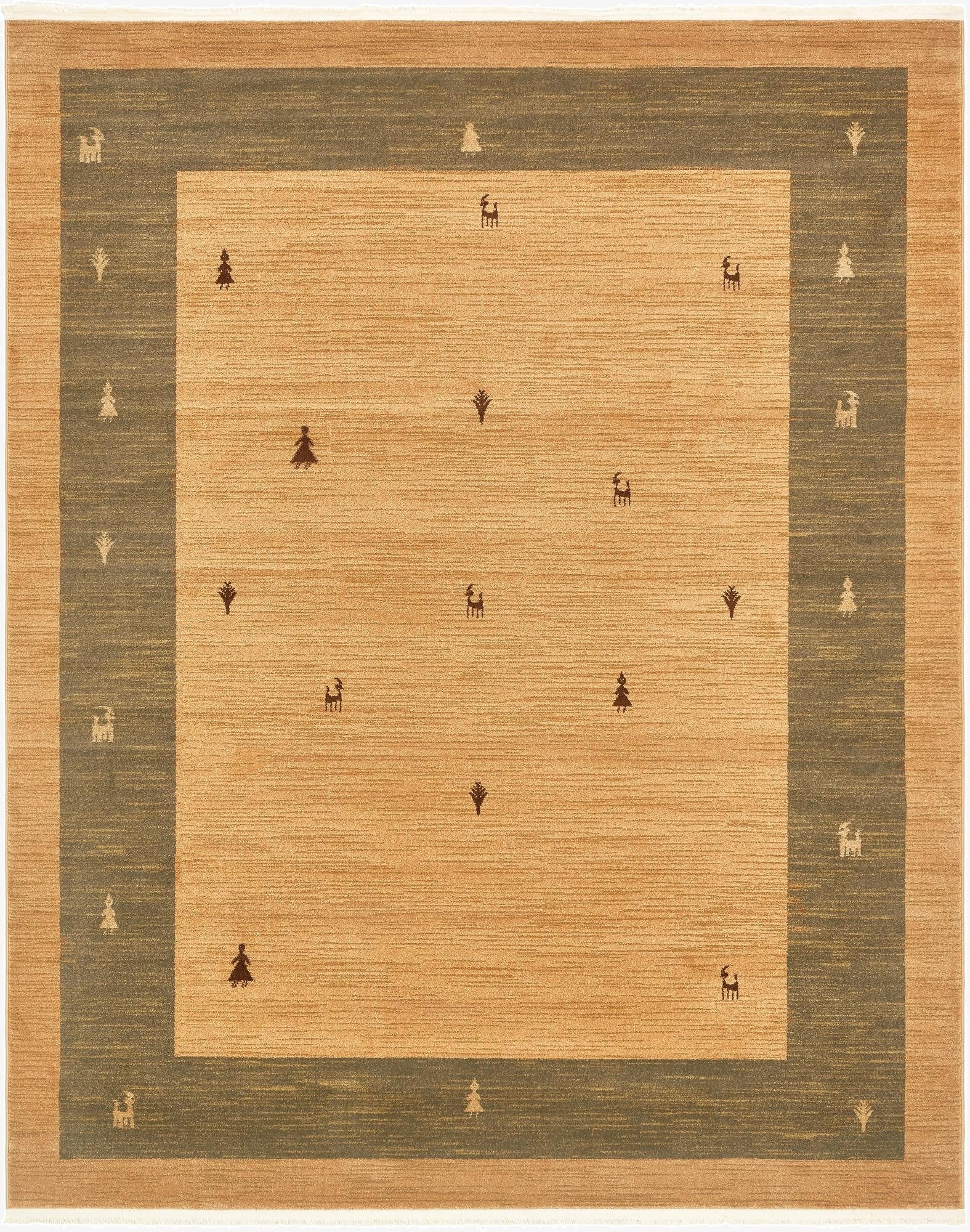  8' x 10' Kashkuli Gabbeh Rug
