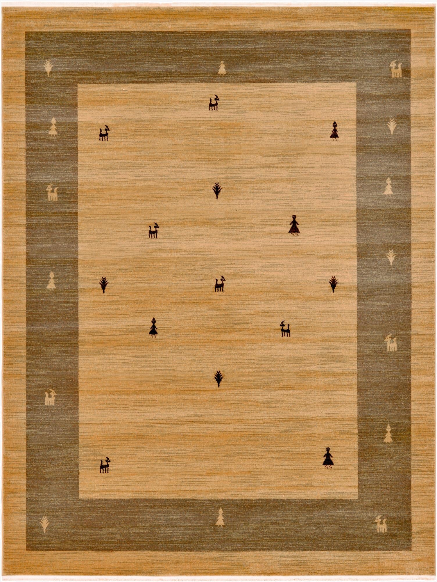  9' x 12' 2 Kashkuli Gabbeh Rug