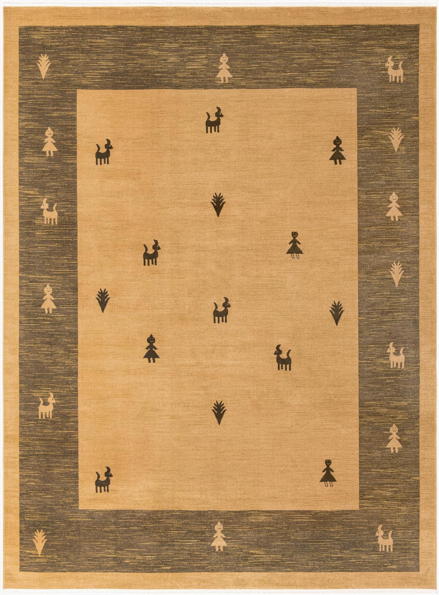  10' x 13' Kashkuli Gabbeh Rug