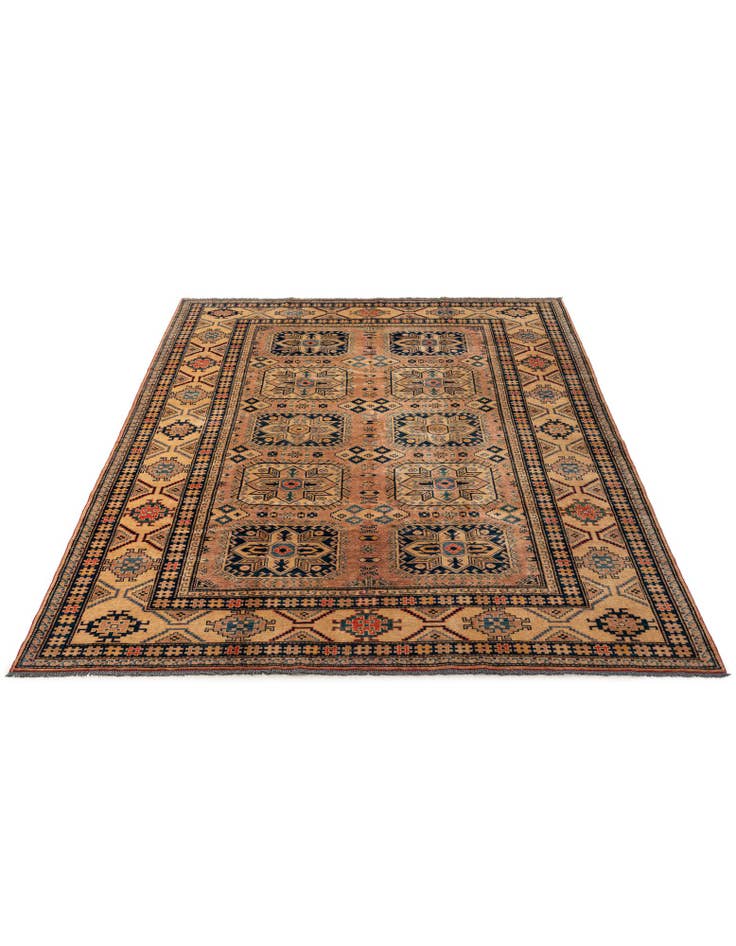 Detail image of  7' 3 x 10' 1  Hand Knotted Kazak Wool Rug