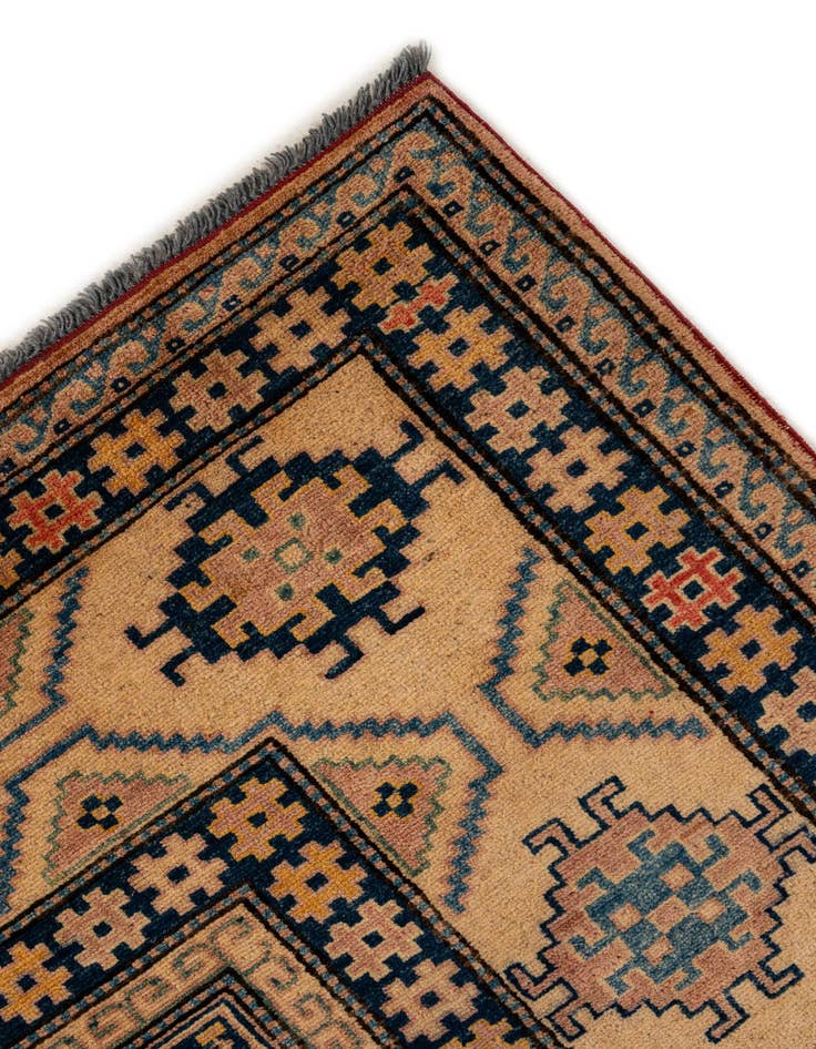 Detail image of  7' 3 x 10' 1  Hand Knotted Kazak Wool Rug