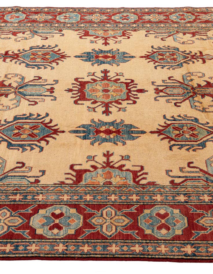 Detail image of  7' 5 x 10' 11  Hand Knotted Kazak Wool Rug
