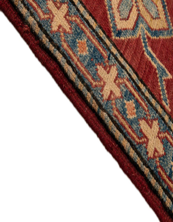 Detail image of  7' 5 x 10' 11  Hand Knotted Kazak Wool Rug