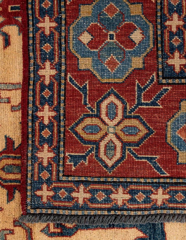 Detail image of  7' 5 x 10' 11  Hand Knotted Kazak Wool Rug