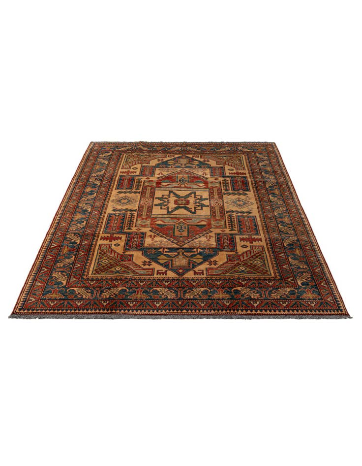 Detail image of  6' 8 x 9' 5  Hand Knotted Kazak Wool Rug