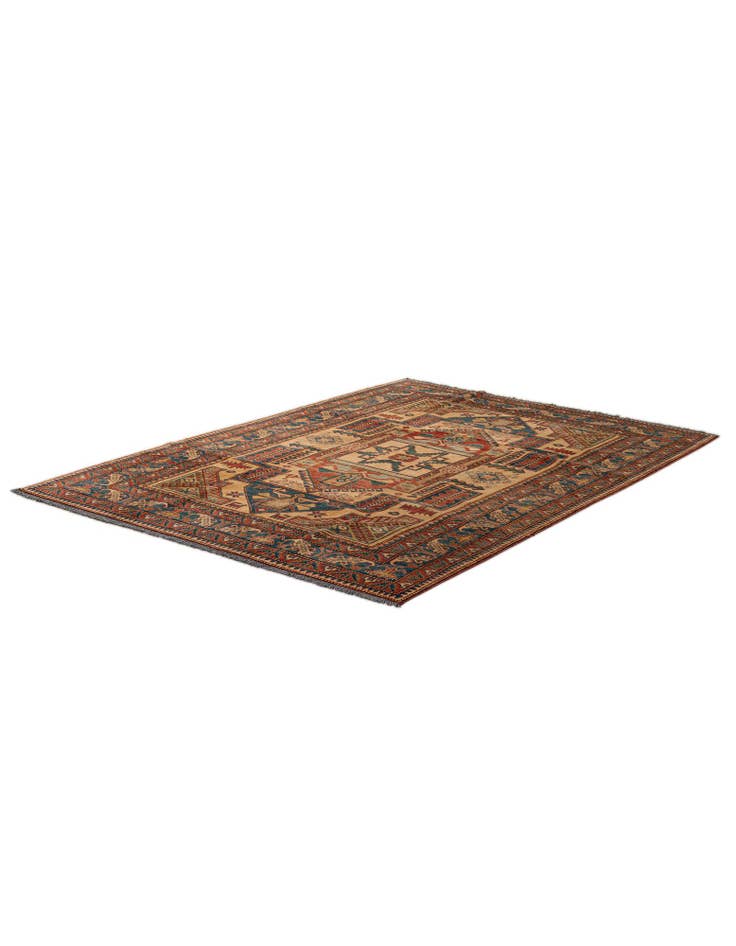 Detail image of  6' 8 x 9' 5  Hand Knotted Kazak Wool Rug