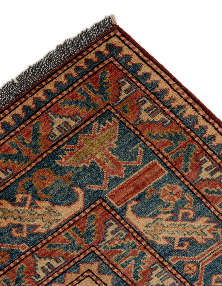 Detail image of  6' 8 x 9' 5  Hand Knotted Kazak Wool Rug