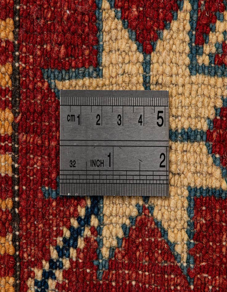 Detail image of  3' 5 x 5' 9  Hand Knotted Kazak Wool Rug