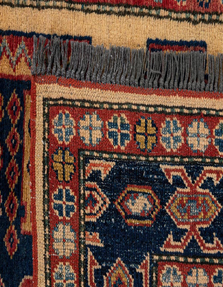 Detail image of  3' 4 x 5' 6  Hand Knotted Kazak Wool Rug
