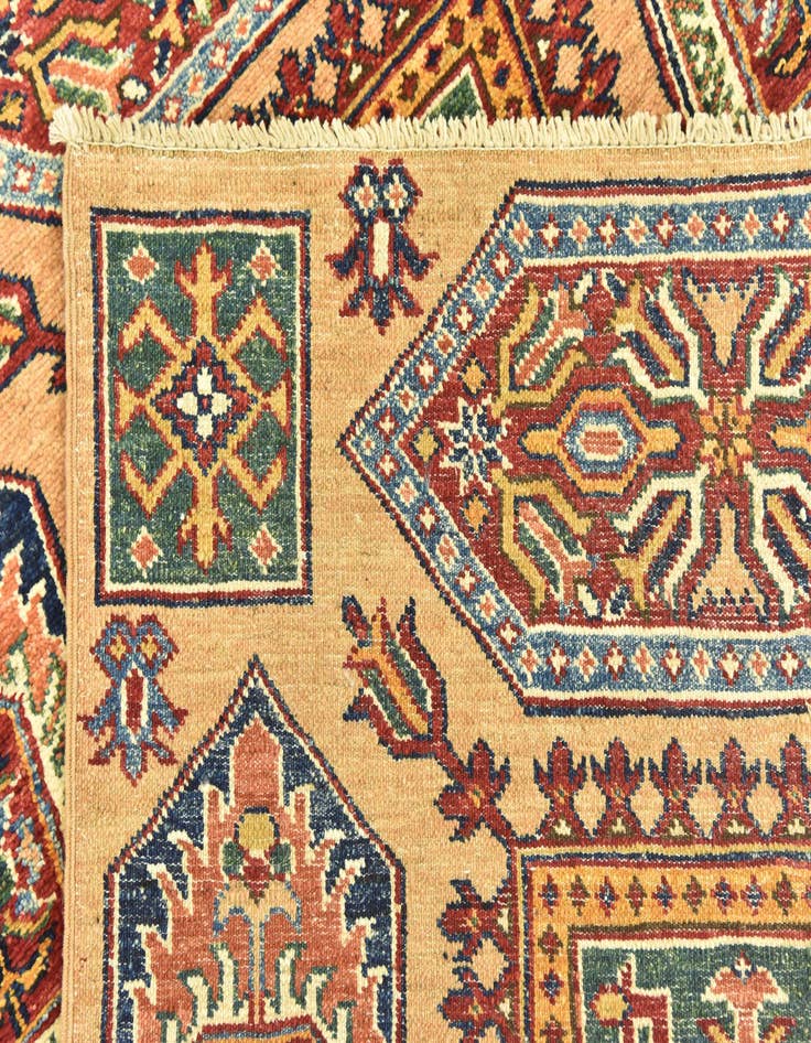 Detail image of  2' 9 x 4'  Hand Knotted Kazak Rug