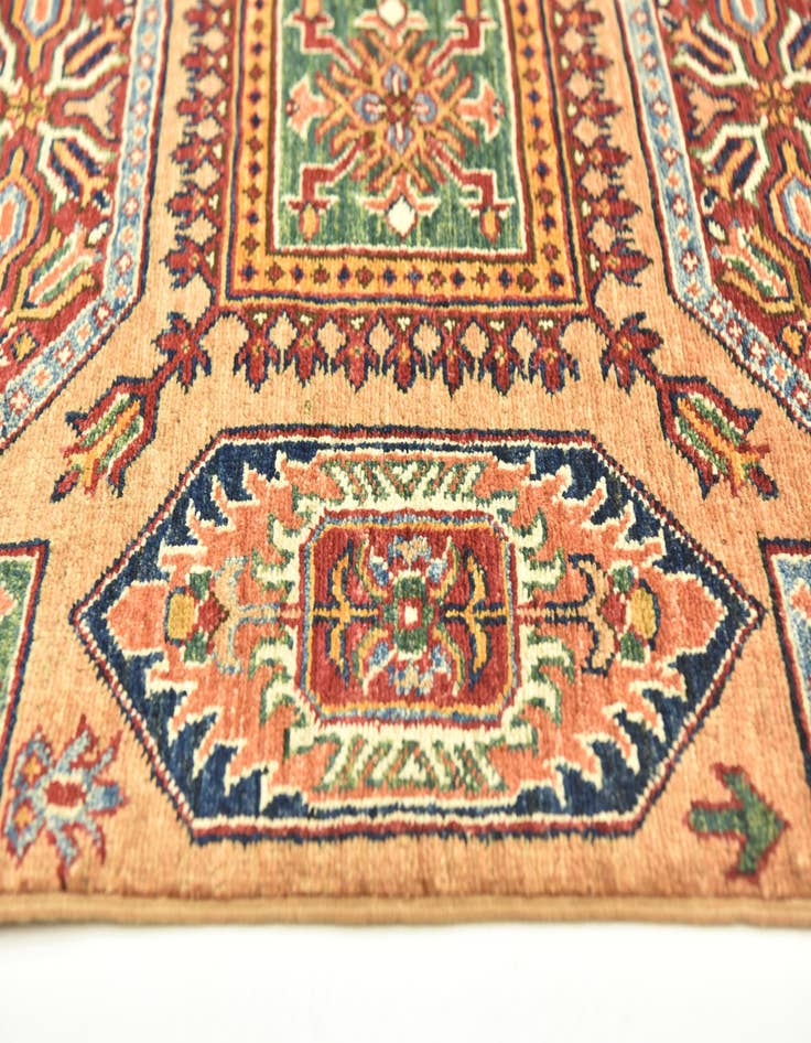 Detail image of  2' 9 x 4'  Hand Knotted Kazak Rug