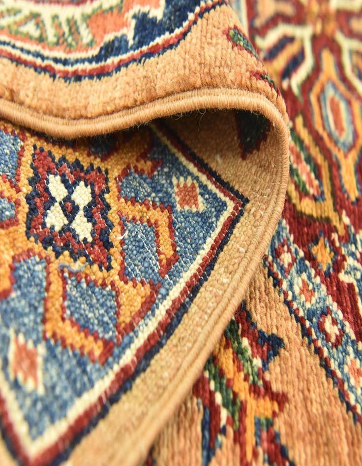 Detail image of  2' 9 x 4'  Hand Knotted Kazak Rug
