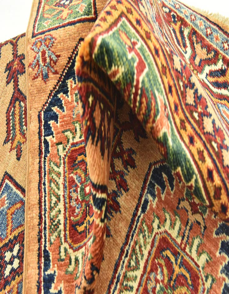 Detail image of  2' 9 x 4'  Hand Knotted Kazak Rug