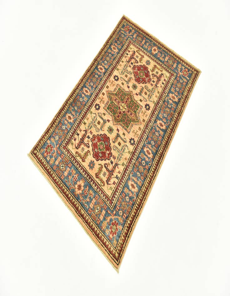 Detail image of  2' 10 x 4' 3  Hand Knotted Kazak Oriental Rug