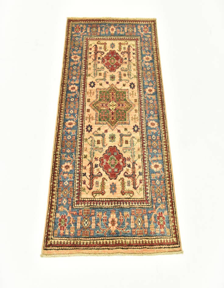 Detail image of  2' 10 x 4' 3  Hand Knotted Kazak Oriental Rug