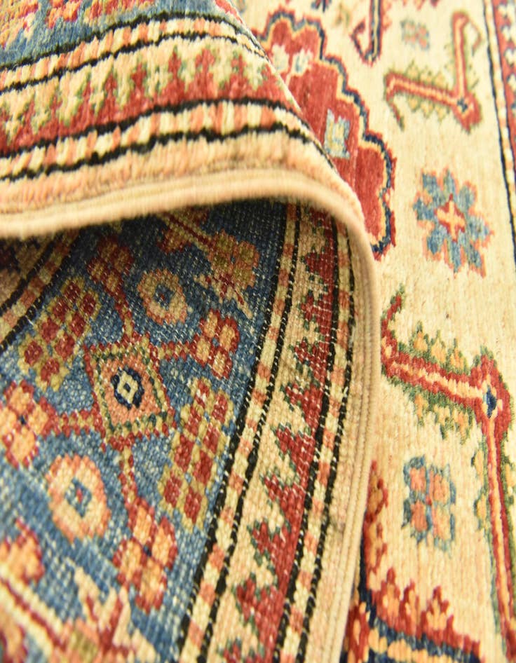 Detail image of  2' 10 x 4' 3  Hand Knotted Kazak Oriental Rug
