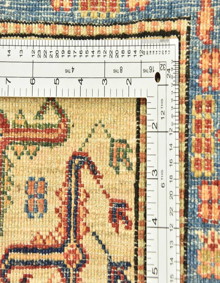 Detail image of  2' 10 x 4' 3  Hand Knotted Kazak Oriental Rug