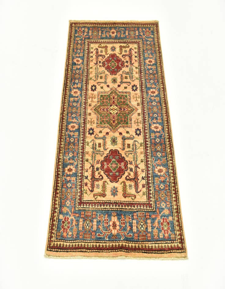 Detail image of  2' 10 x 4' 3  Hand Knotted Kazak Oriental Rug