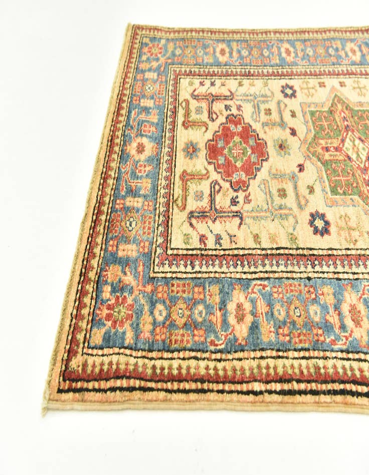 Detail image of  2' 10 x 4' 3  Hand Knotted Kazak Oriental Rug