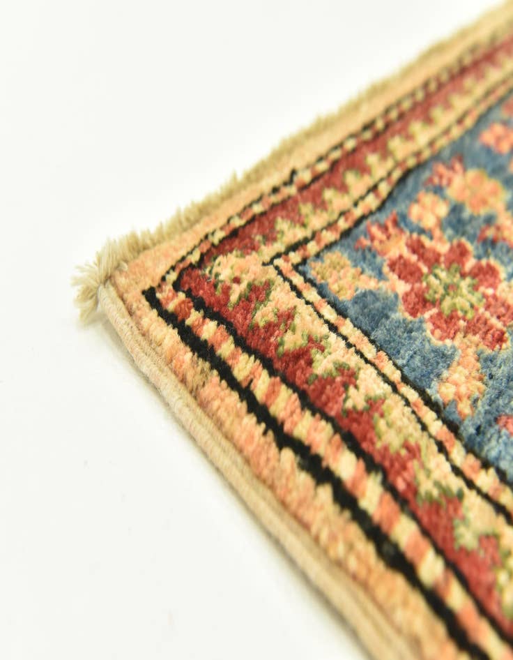 Detail image of  2' 10 x 4' 3  Hand Knotted Kazak Oriental Rug