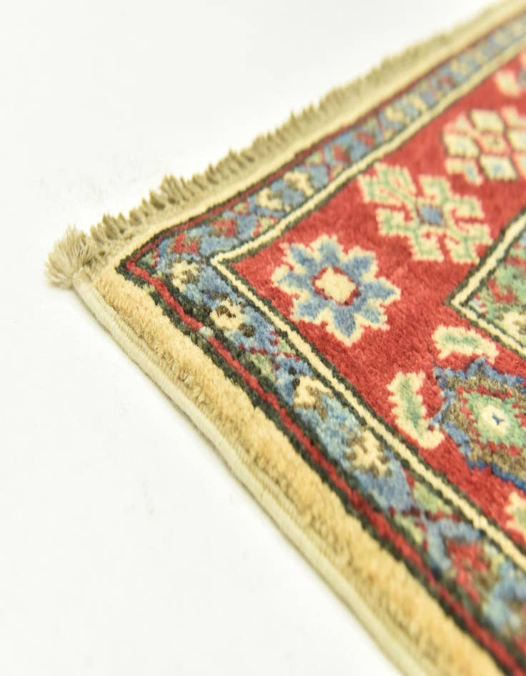 Detail image of  2' 8 x 4' 2  Hand Knotted Kazak Rug