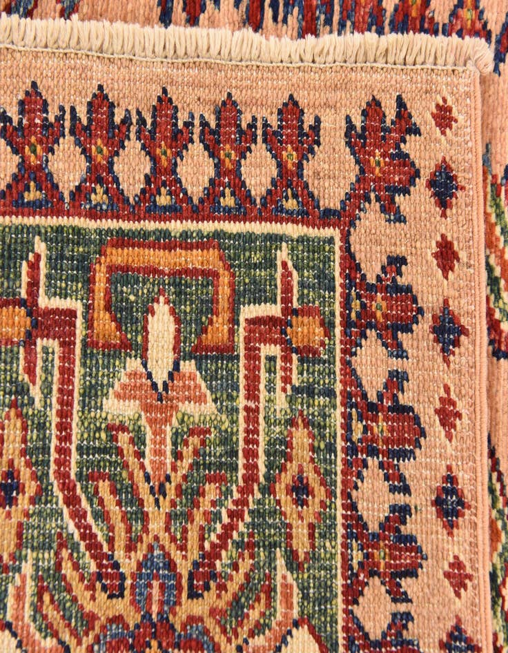 Detail image of  5' x 6' 7  Hand Knotted Kazak Oriental Rug