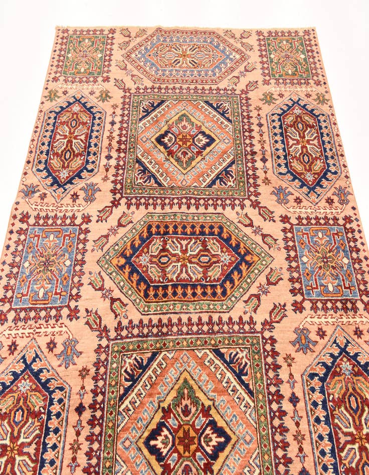 Detail image of  5' x 6' 7  Hand Knotted Kazak Oriental Rug