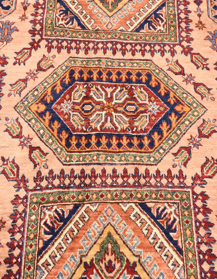 Detail image of  5' x 6' 7  Hand Knotted Kazak Oriental Rug