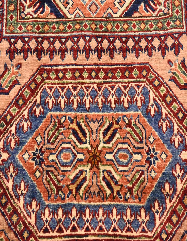 Detail image of  5' x 6' 7  Hand Knotted Kazak Oriental Rug