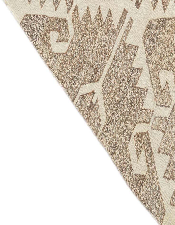 Detail image of  6' 2 x 8' 4  Hand Woven Kilim Modern Wool Rug