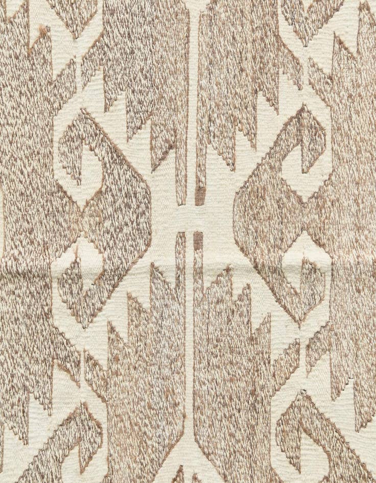 Detail image of  6' 2 x 8' 4  Hand Woven Kilim Modern Wool Rug