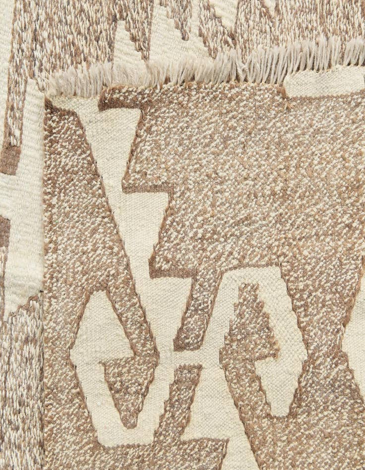 Detail image of  6' 2 x 8' 4  Hand Woven Kilim Modern Wool Rug
