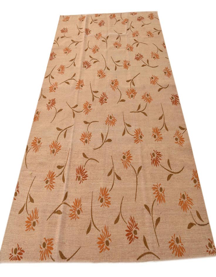 Detail image of  6' x 8' 1  Hand Woven Kilim Modern Rug