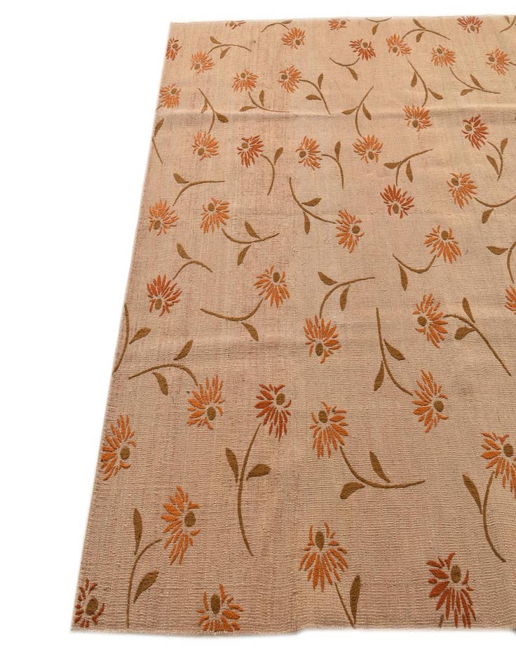 Detail image of  6' x 8' 1  Hand Woven Kilim Modern Rug