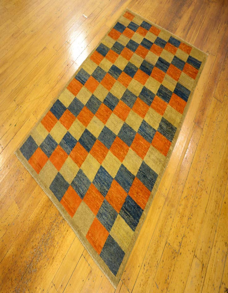 Detail image of  3' 9 x 5' 9  Hand Knotted Modern Ziegler Oriental Rug