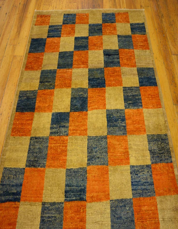 Detail image of  3' 9 x 5' 9  Hand Knotted Modern Ziegler Oriental Rug