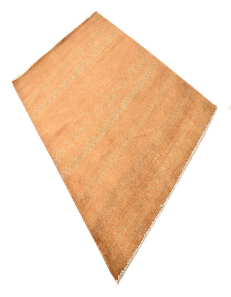 Detail image of  4' 7 x 6' 7  Hand Knotted Modern Ziegler Rug