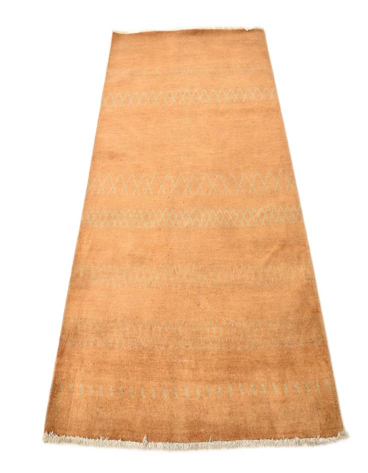 Detail image of  4' 7 x 6' 7  Hand Knotted Modern Ziegler Rug