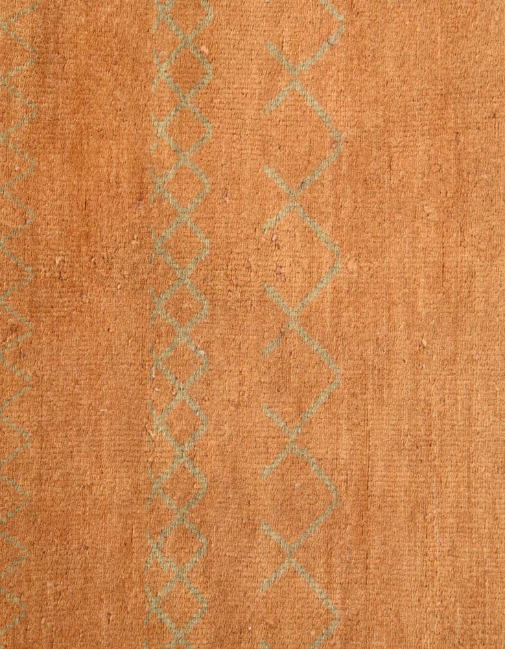 Detail image of  4' 7 x 6' 7  Hand Knotted Modern Ziegler Rug