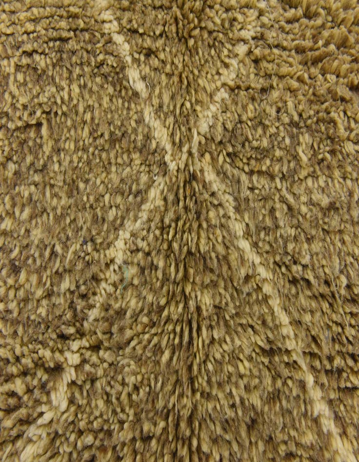 Detail image of  6' 7 x 10' 10  Hand Knotted Moroccan Wool Rug